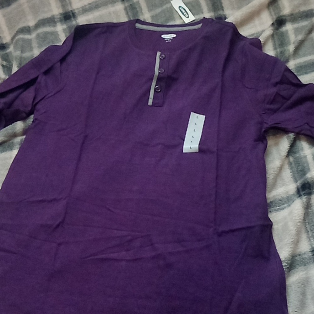 Old Navy shirt, Large, Purple